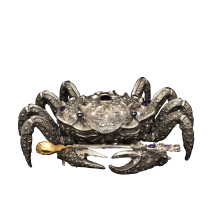 Kaviarschale "Crab"  aus Messing