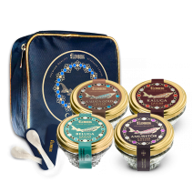 4 Kaviar Delikatessen in einer Lemberg Kühltasche, 4 x 50 g