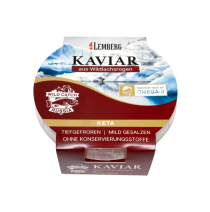 Keta - Lachskaviar, ohne Konservierungsstoffe, tiefgefroren, 150g