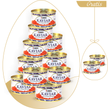 Lachsforellen-Kaviar, 10 + 2 