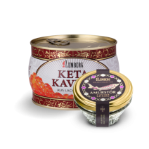 Keta - Lachskaviar, 400g + Amurstör Kaviar, 50g