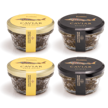 Sturgeon Caviar AMUR ROYAL + OSIETRA Caviar