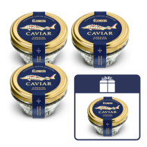 Kaviar vom Sibirischen Stör, 3 + 1 x 50g 